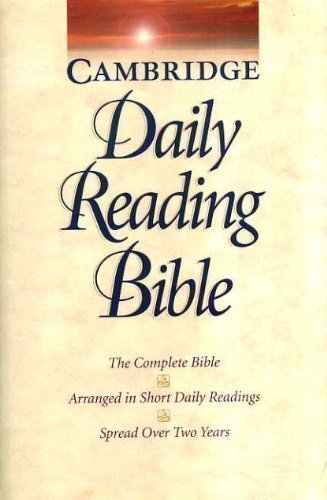 Cambridge daily reading bible - cambridge,