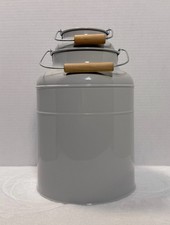 Ikea Socker (2) Metal Milk Can