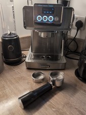 Geepas espresso machine & conical burr grinder