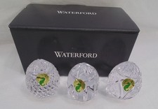 New Waterford 3 Crystal Egg