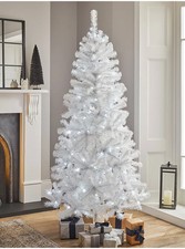 6ft White Pre-Lit LED