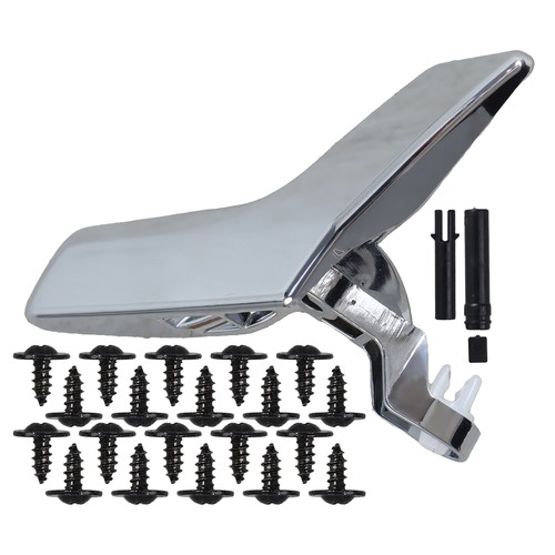 Chrome plated interior door - rh,