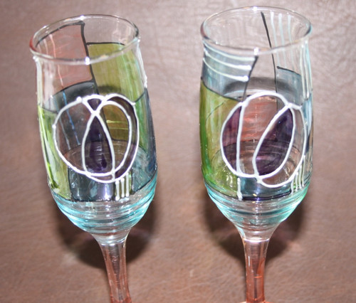 Two handpainted charles rennie - two,