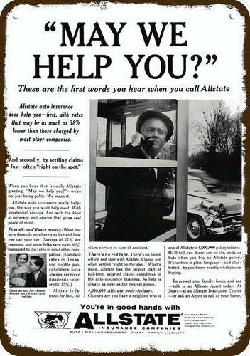 1958 allstate insurance - 1958,