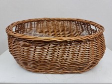 Basil Dog Pet Bicycle Front Wicker Basket 50 X 37 X 20cm