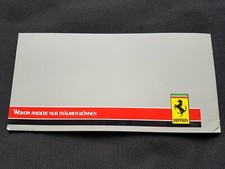Ferrari Zender 328 GTB GTS 412 Testarossa Dino 246 365 Daytona Brochure Brochure