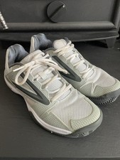 Dunlop Lite D30 White and Grey Trainers Size Uk 6 Memory Foam Soles