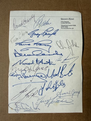 Multi signed revie - revie, sheet