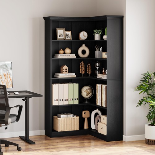 Corner shaped bookshelf - corner,