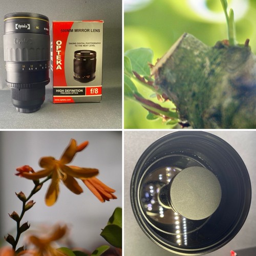 Opteka 500mm mirror lens - mirror,
