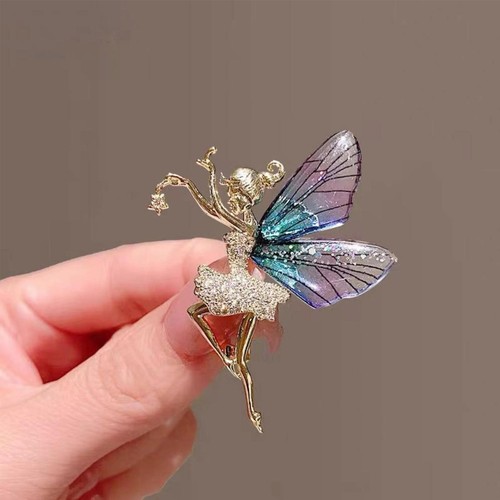 Butterfly fairy brooch pin - fairy,