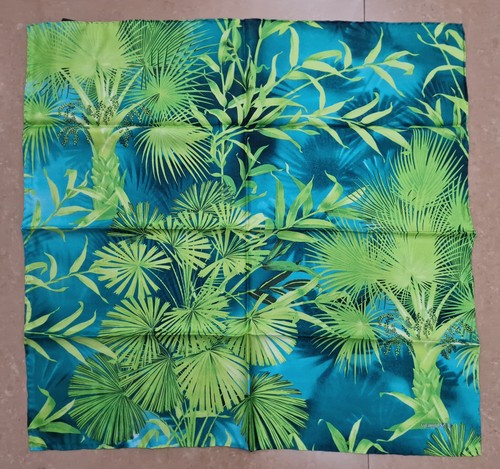 Versace green jungle print - versace,