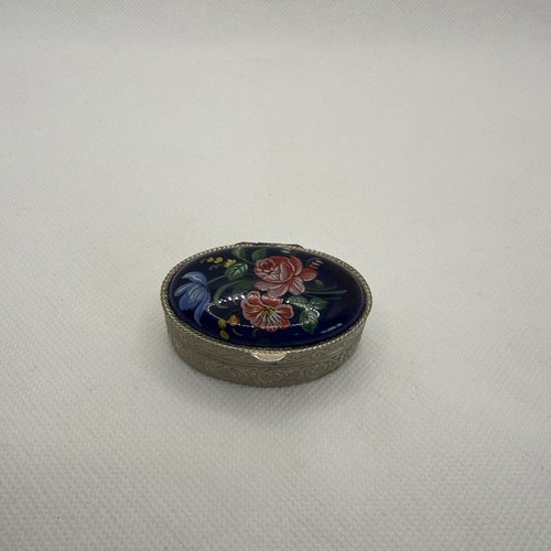 Italian micro mosaic - pill, box