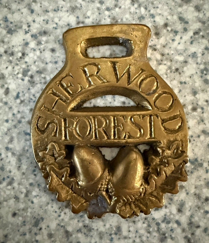 Vintage horse brass sherwood - vintage,