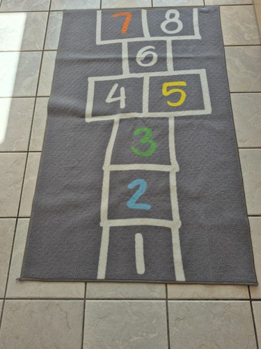 Ikea hopscotch kids rug used - hopscotch,