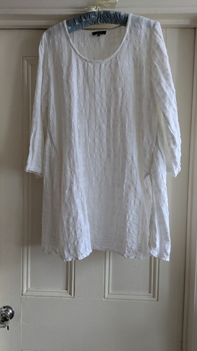 Sahara white textured linen - sahara,