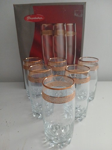 Vintage pasabahce ice gold - vintage,