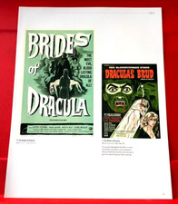 The Brides Of Dracula Cushing Hammer Movie/Film Poster Art PICTURE/PRINT 13"x 10