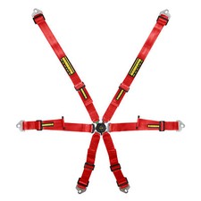 Schroth Profi 2x2 6 Point Red Motorsport Harness - FIA 8853-2016 Approved