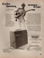 vtg 1970s CARLOS SANTANA in