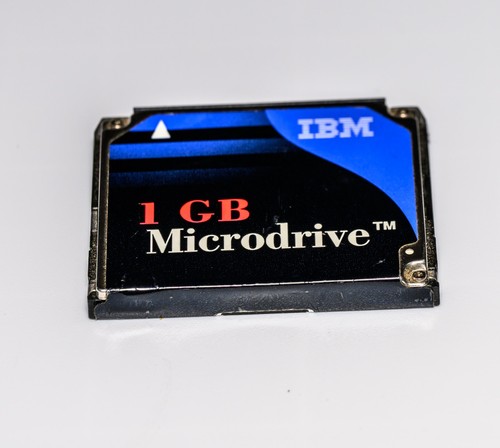 Ibm 1gb microdrive tested - 1gb,