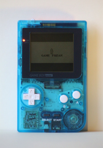 Nintendo game boy pocket clear - game,