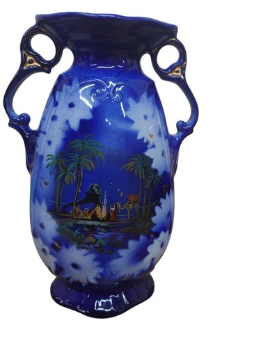 Victorian twin handle vase - victorian,