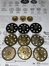 MECCANO PARTS SELECTION OF 12