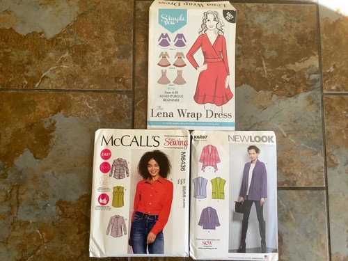 Bundle sewing patterns - ., unused