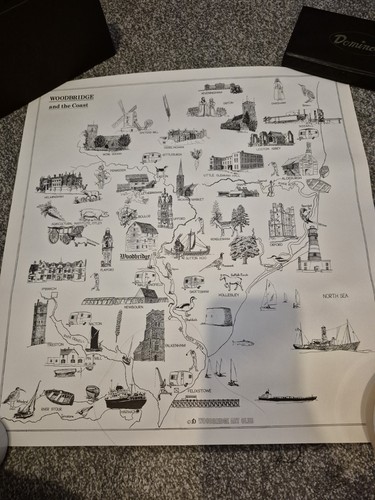Map woodbridge suffolk - map, of