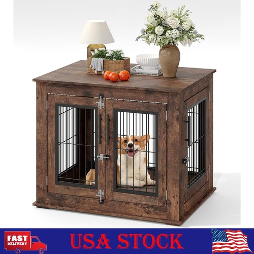 Dog crate furniture end - furniture,