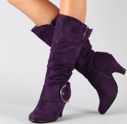 Womens ladies mid - mid, heel
