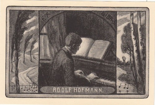 Exlibris bookplate klischee - bookplate,