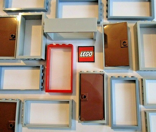Lego 1x4x6 doors frames - lego,