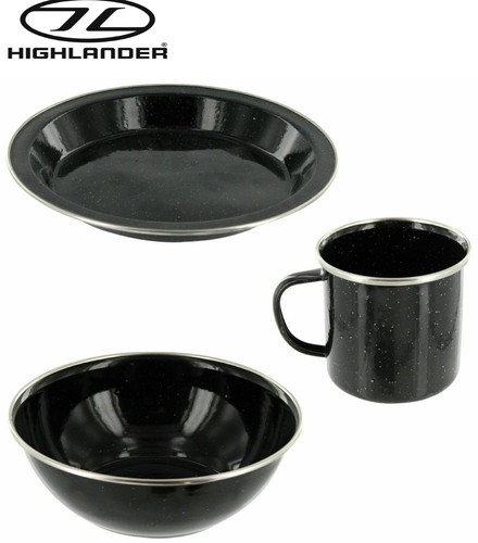Highlander deluxe enamel - highlander, bowl