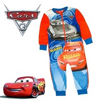 Boys Disney Cars 1Onesie One Piece Pyjama Pixar Sleepsuit 18 Months - 5 Yrs Xmas