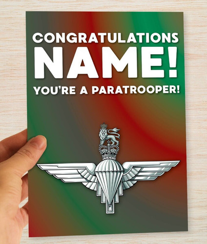 Personalised paratrooper - personalised,