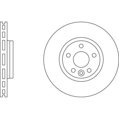 Brake discs vented - brake, for