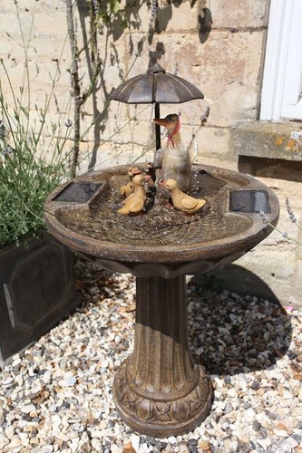 Solar water feature garden - solar,