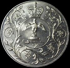 UK One Crown 1977 Elizabeth II Silver Jubilee UNC Coin WCA  MB1977