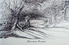 Original Pen & Ink , 'Burnham