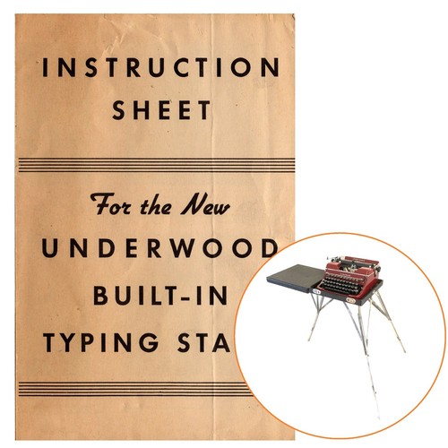 Built typing stand - built-in,