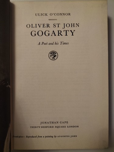 Oliver john gogarty poet - oliver,