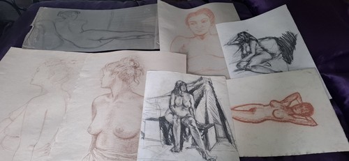 Female nude sketches - 7,