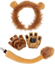4pcs Lion Fancy Dress Costume