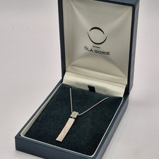 Ola Gorie Drift Sterling Silver Pendant Necklace OMG 925 Boxed Orkney