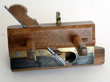 Vintage Antique Wood And Brass