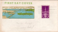 First day cover, Scott #852