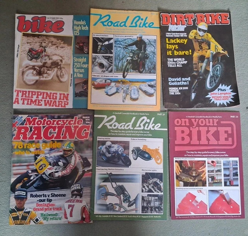 Job lot vintage motorcycle - lot,