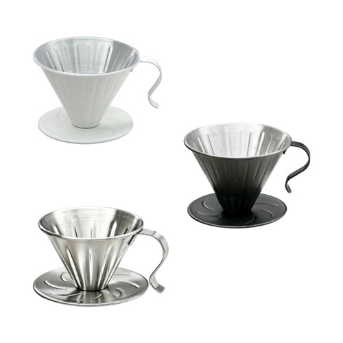 Stainless steel cone coffee - steel,
